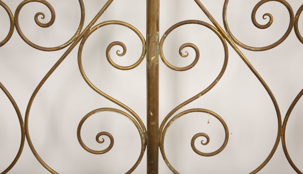 Ornate 19th-Century Italian Brass Baker's Rack
