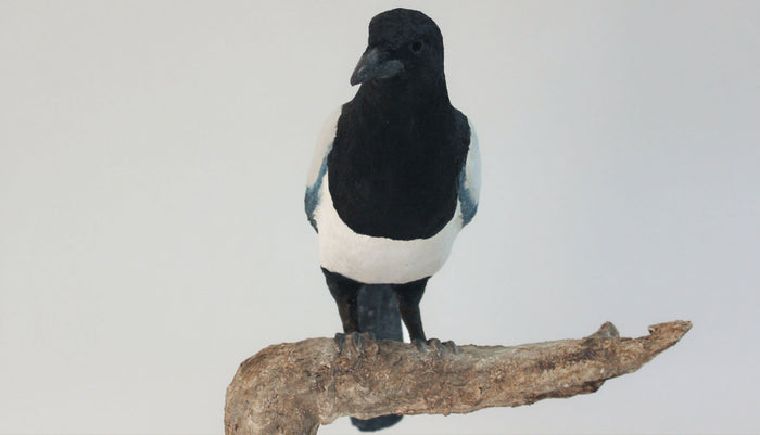 The Curious Magpie: Papier-Mâché Folk Art Sculpture