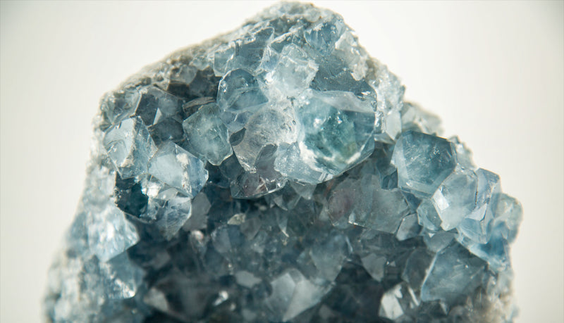 Mounted Celestite Specimen