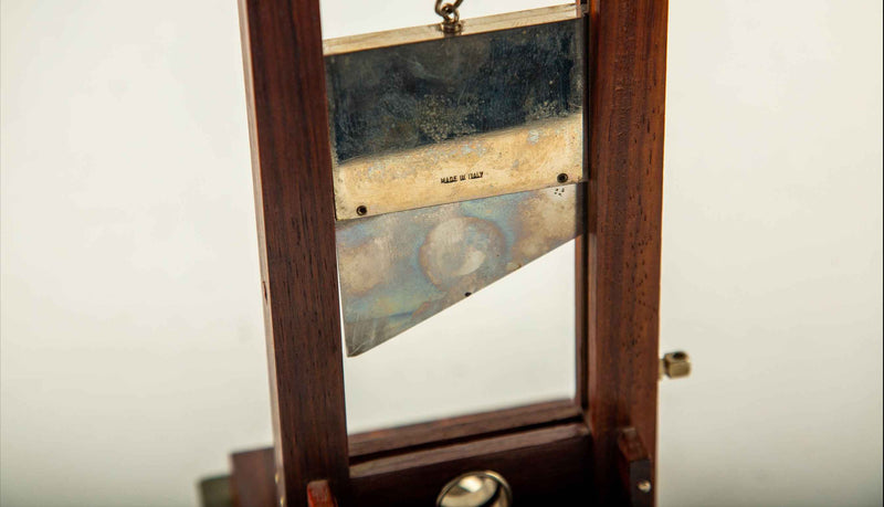 Caps Will Roll: A 20th Century Guillotine Cigar Cutter with Lock & Keys