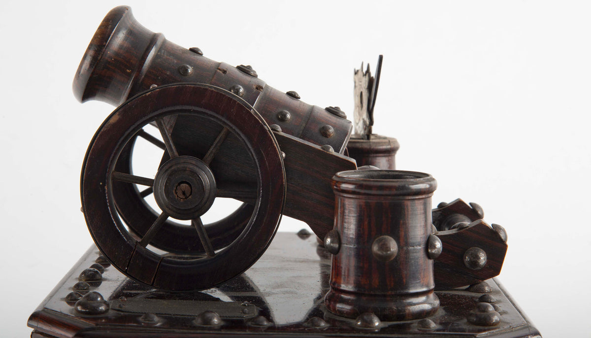 Ready, Aim, Light: Novelty Cannon Cigar Box