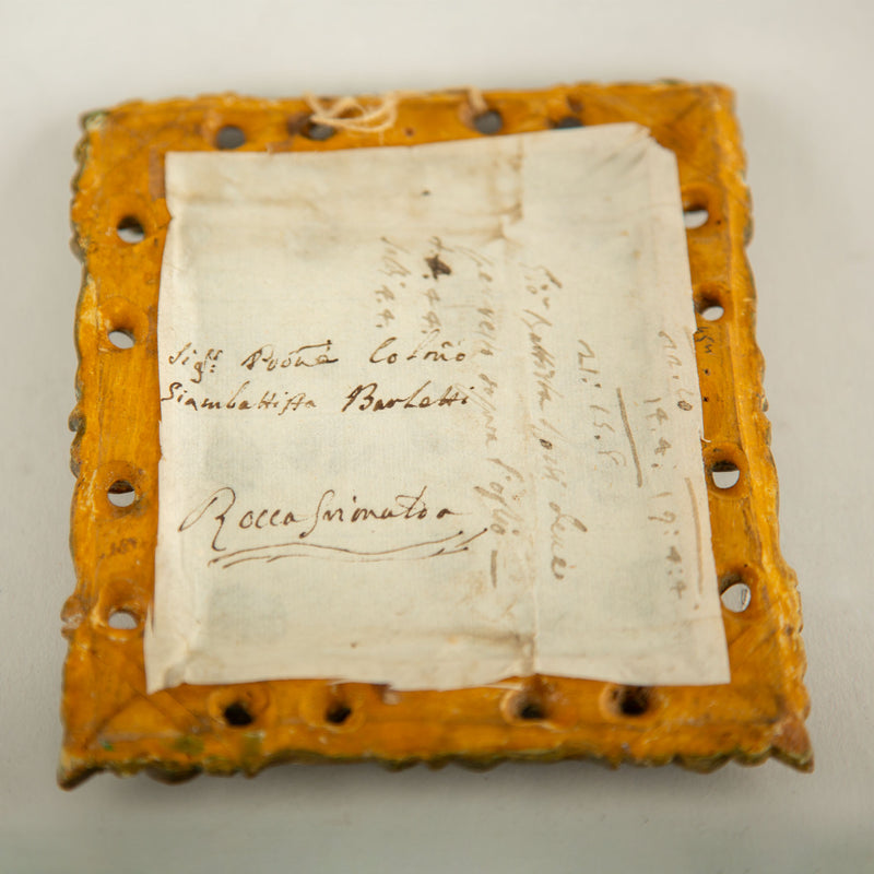 19th-Century Lover's Eye Fragment in a Giltwood Frame