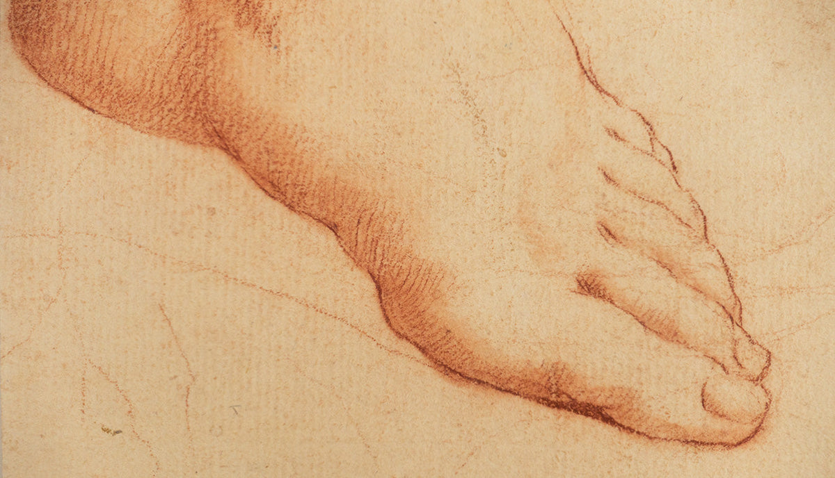 Sanguine Study of Foot, 18th Century