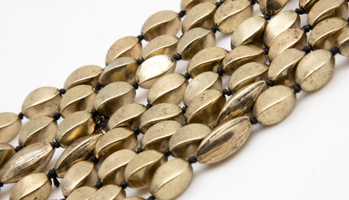   Lou Lou De La Falaise Gold Tone Beaded Necklace