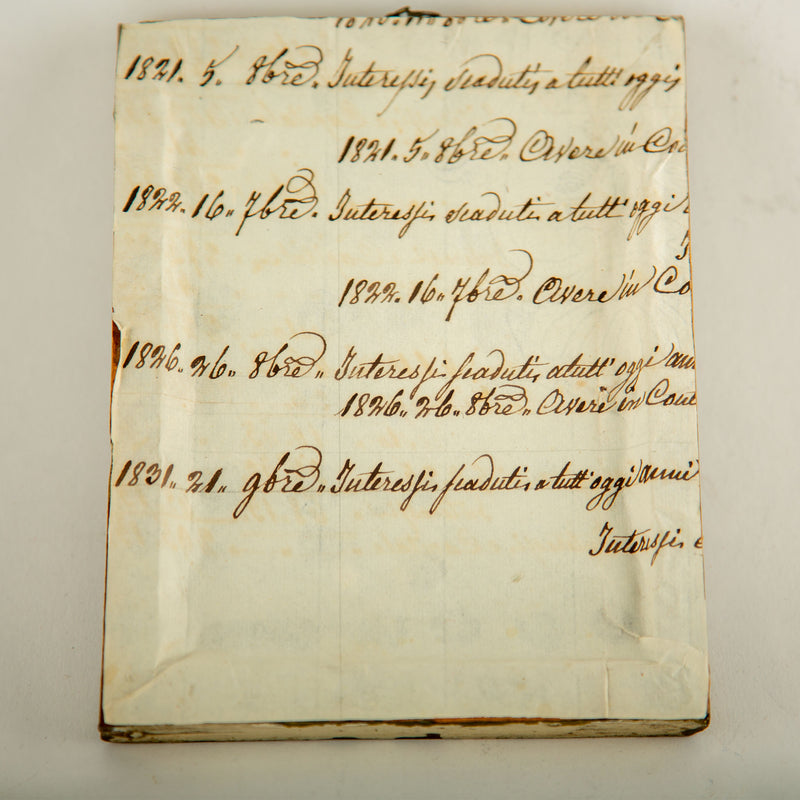 19th-Century Hand Study Fragment in a Painted Wood Frame