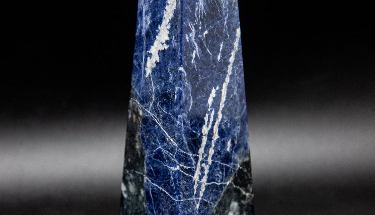 Sodalite Obelisk 7.75"H
