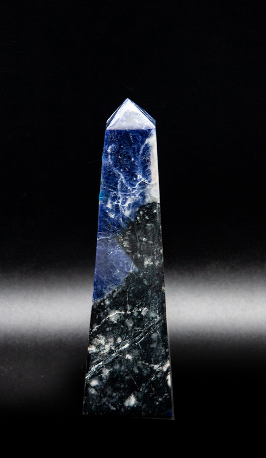 Sodalite Obelisk 7.75"H