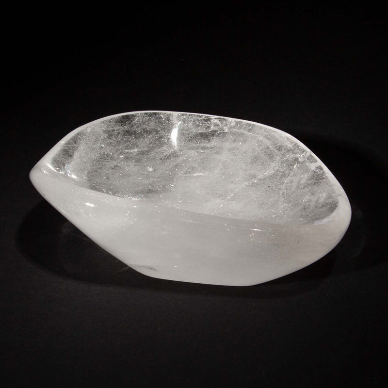 Rock Crystal Vide Poche, 6"
