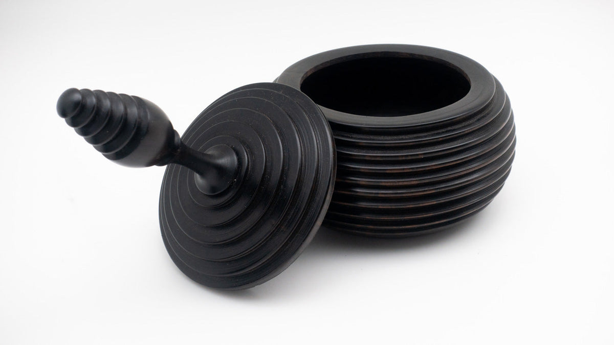 Turned Ebony Vessel I